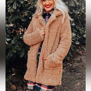 NWT Sherpa coat